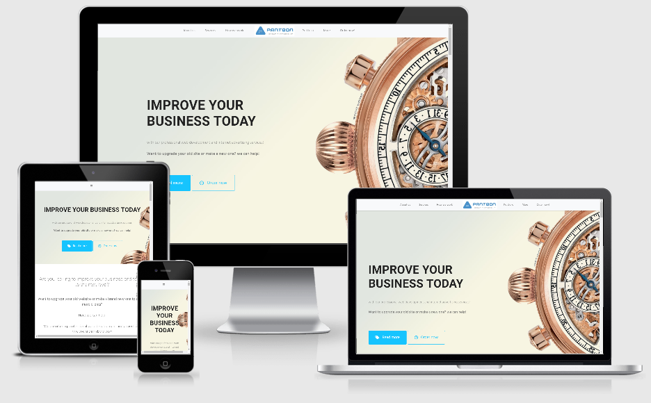 Лендинг пейдж Panteon WS Neeron 1